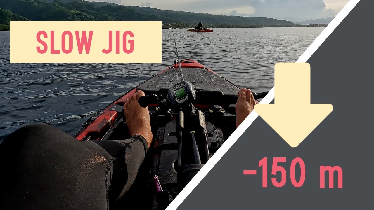 Je teste la pêche à 150m