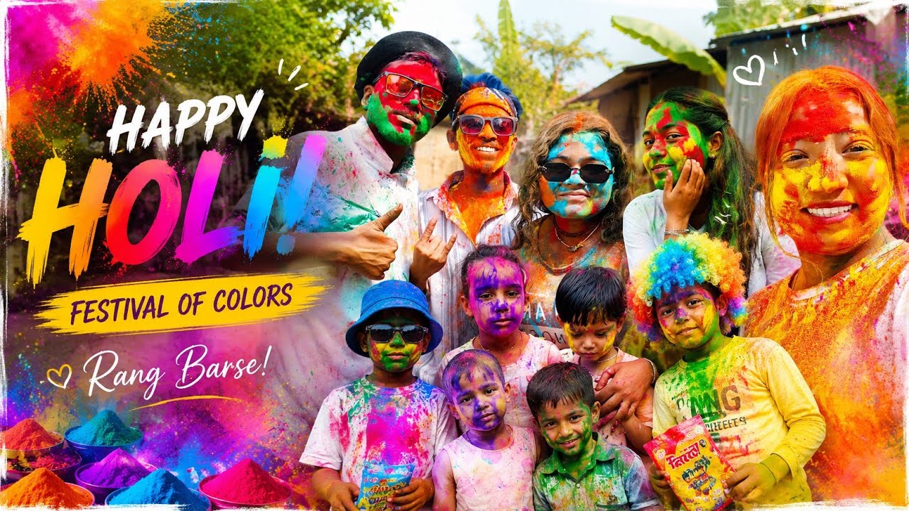Holi 2026 Vlog 🌸 | রঙে রঙে ভরে উঠলো দিনটা | Rashmi Dutta | #vlog #lifestyle #holi 