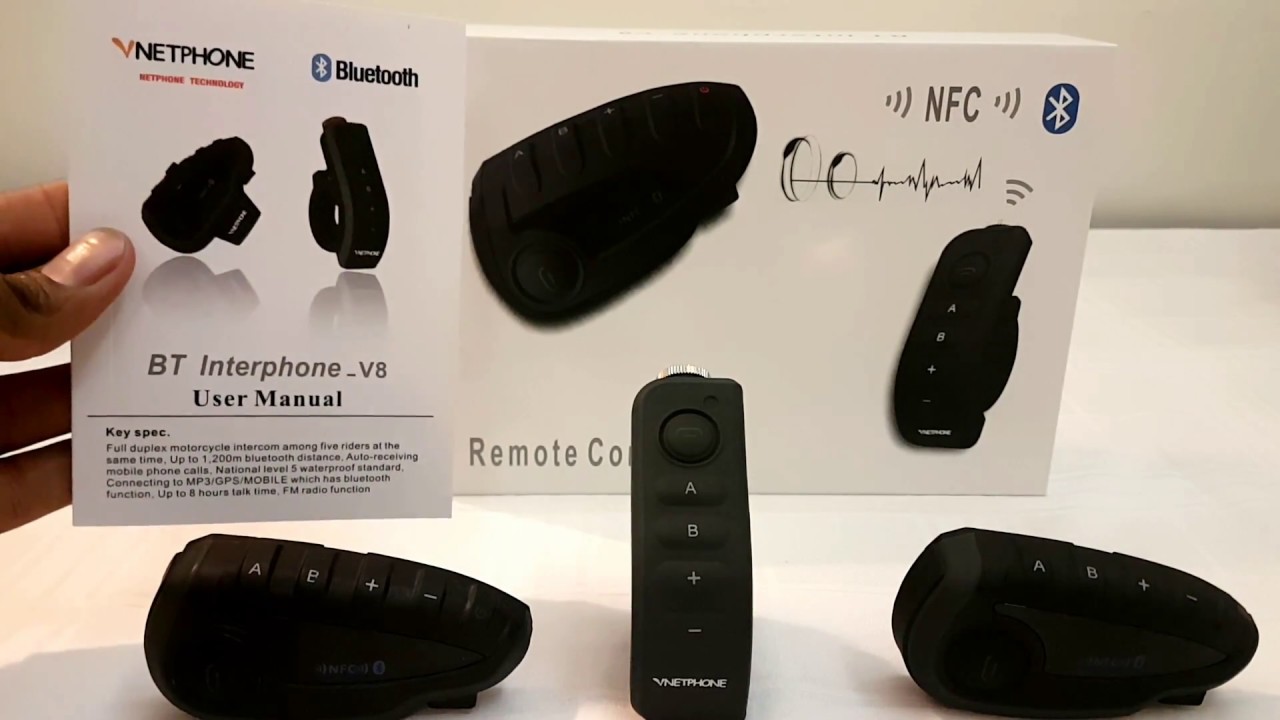 INTERCOMUNICADOR BT INTERPHONE -V8 - BREVE APRENSETAÇÃO