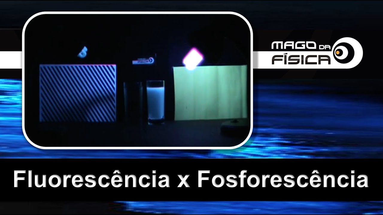 Mago da Física - Fontes de Luz: Fluorescência x Fosforescência
