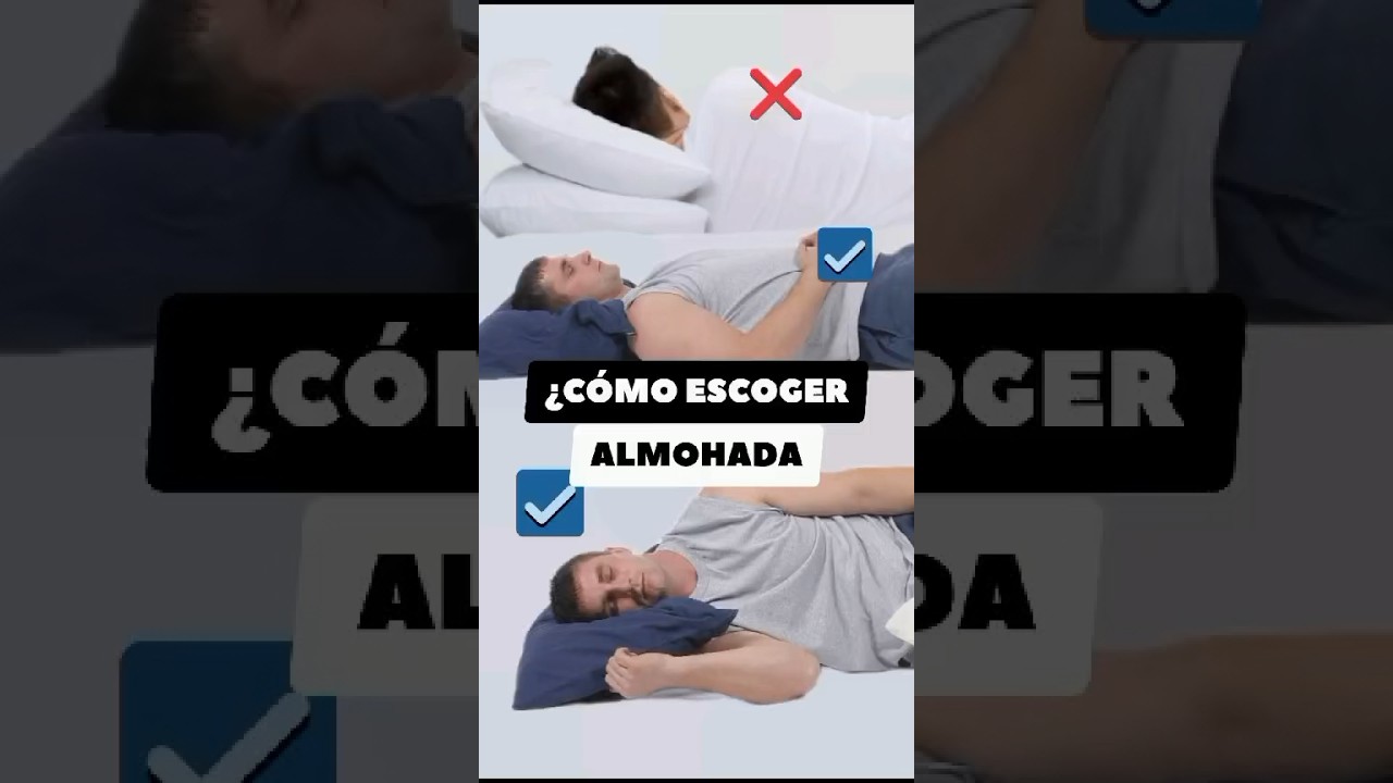 C&oacute;mo escoger la almohada