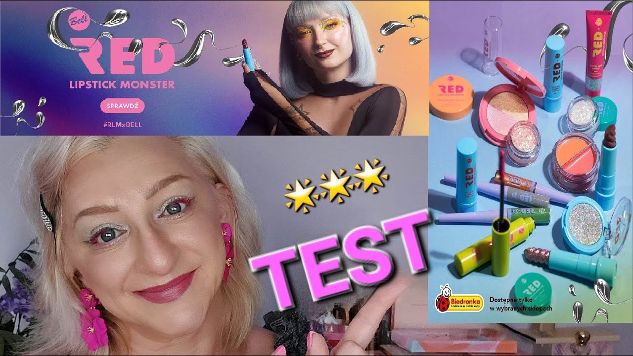 🌟BELL & RED Lipstick MONSTER🌟 Kolekcja która oszałamia błyskami?!?🤔TEST
