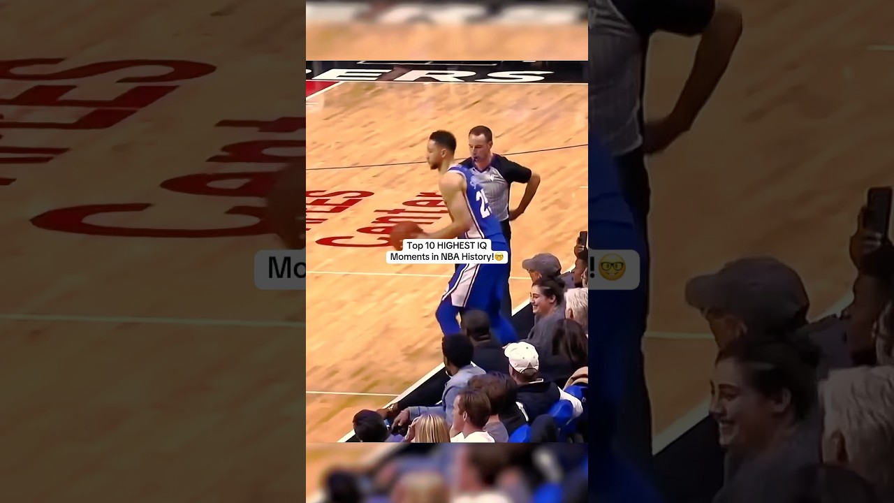 Top 10 HIGHEST IQ Moments in NBA History!🤓