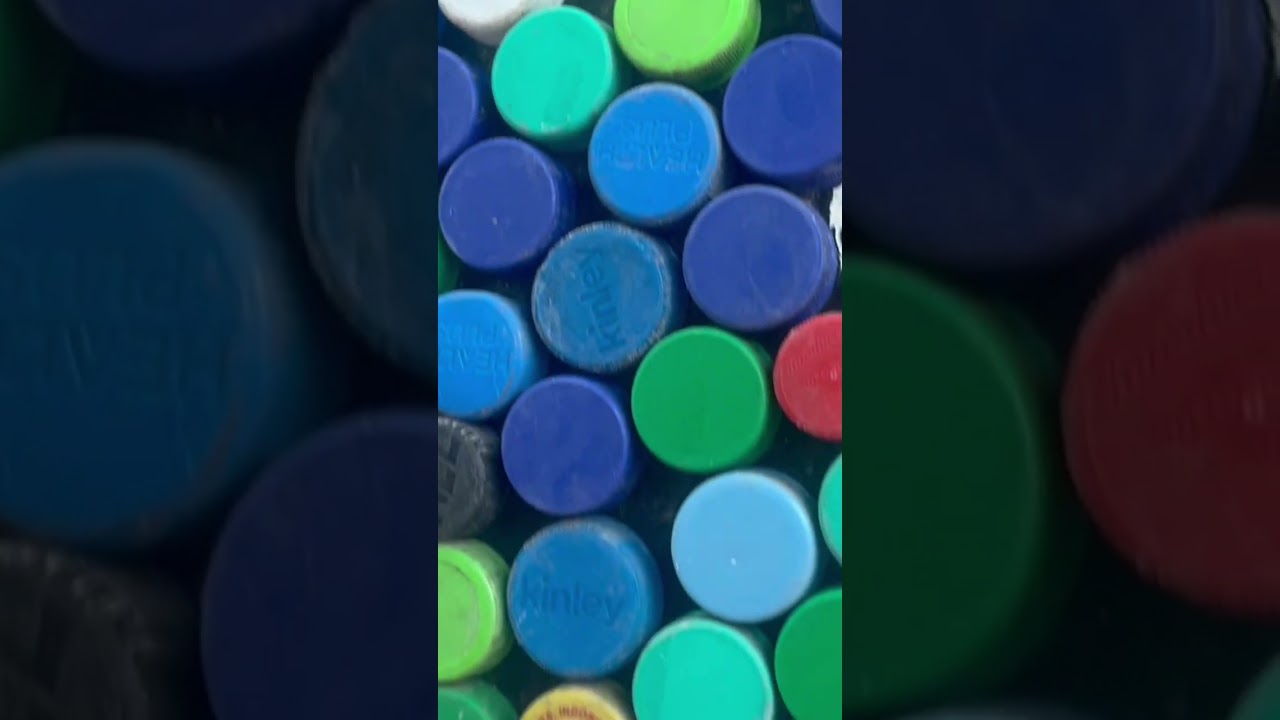 Amazing waste to beautification work || Beautiful picture using waste bottle caps ||  
