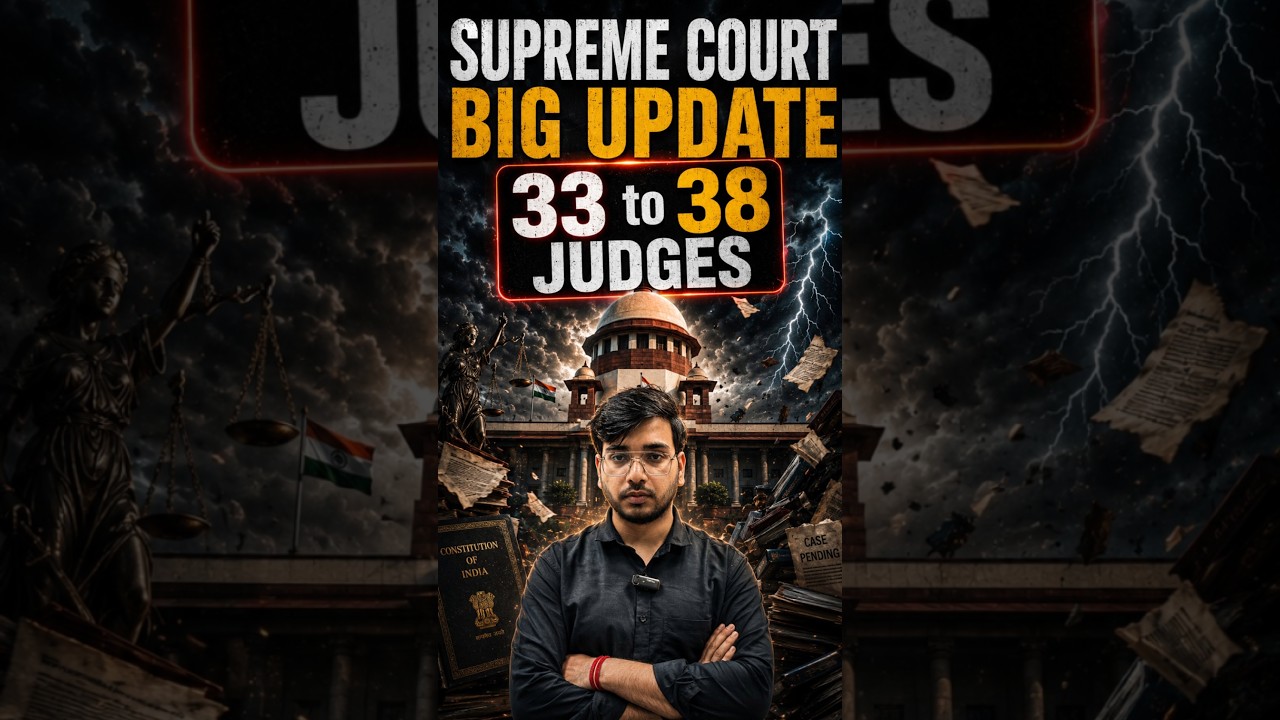 Supreme Court Judges Increased! SC Judge Strength 33 to 37 Judges