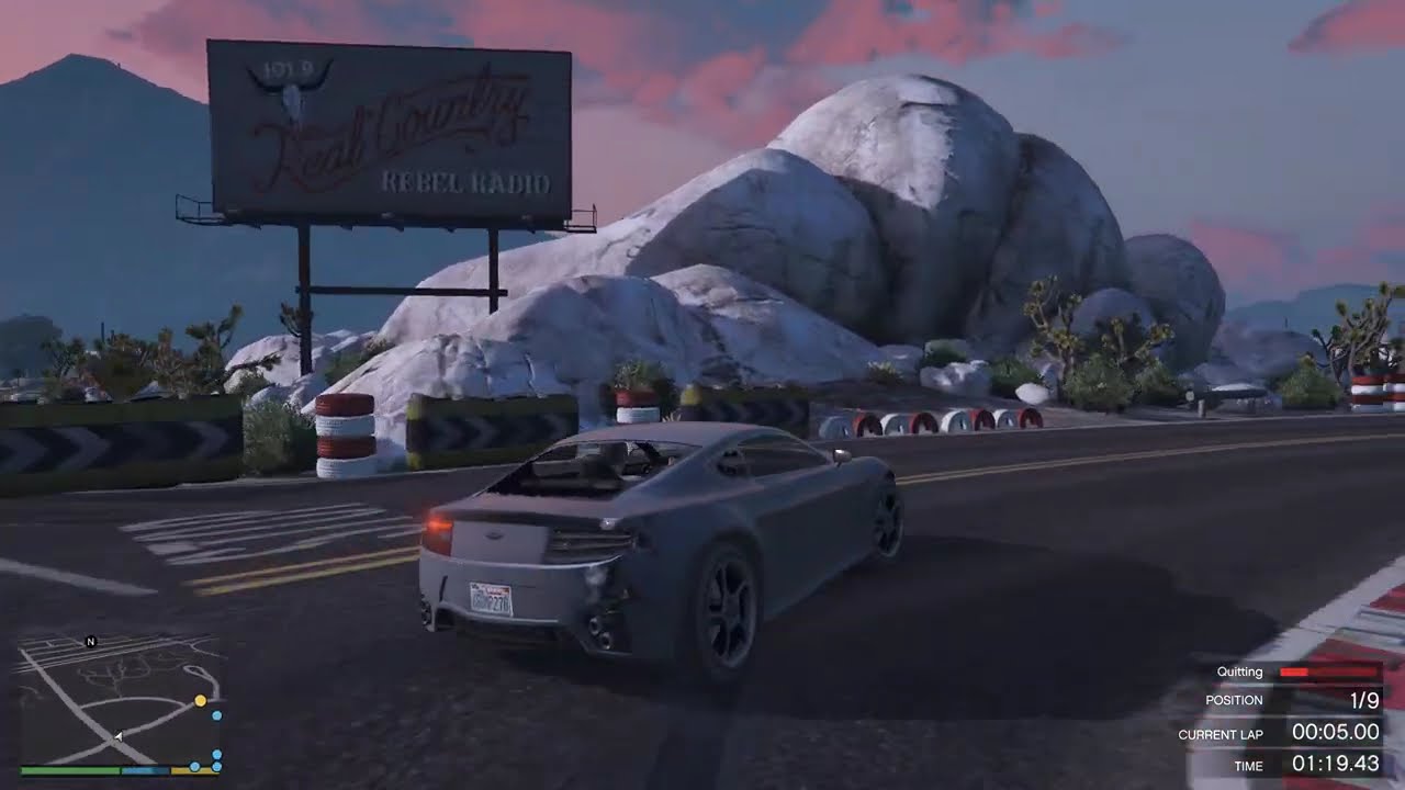 Gta 5 Gameplay - Stock Car Race Burger Shot Stallion