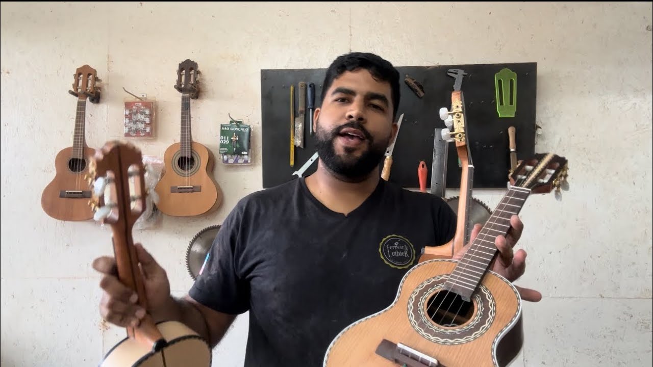 CAVAQUINHO DE CEDRO, FAIA E JACARANDÁ | Qual dessas é a melhor madeira para Cavaquinho?