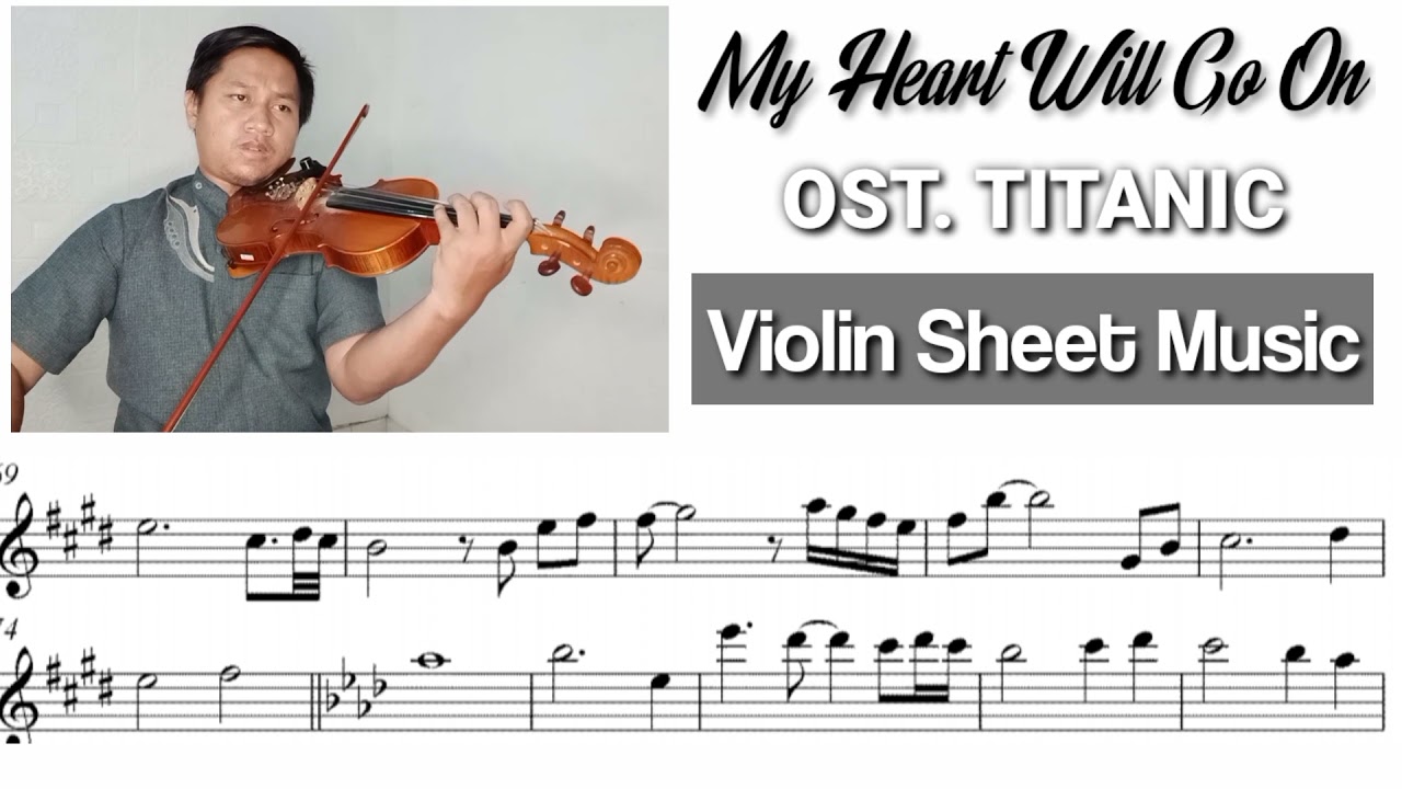 My Heart Will Go On - OST. Titanic || Violin Cover With Sheet Music