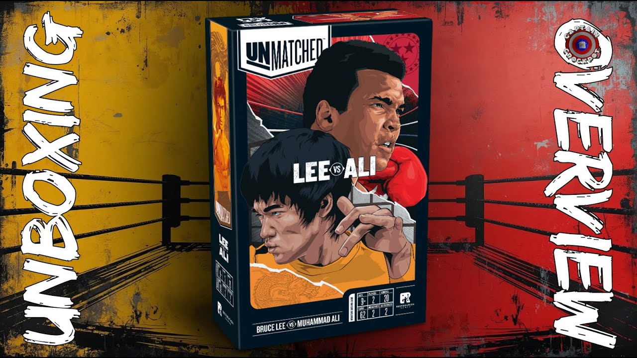 Unmatched: Lee vs Ali, UNBOXING & OVERVIEW!