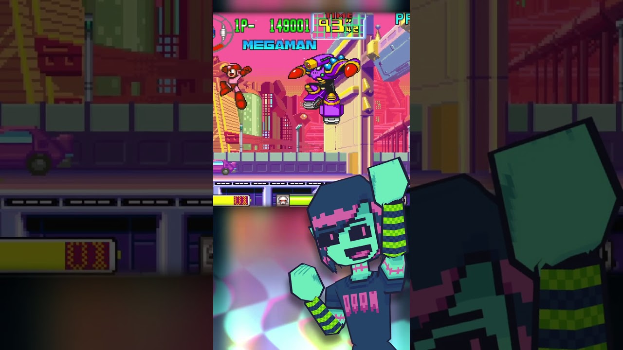 A Mega Man Fighting Game? #retrogaming #megaman #easteregg #secret #snes #arcade