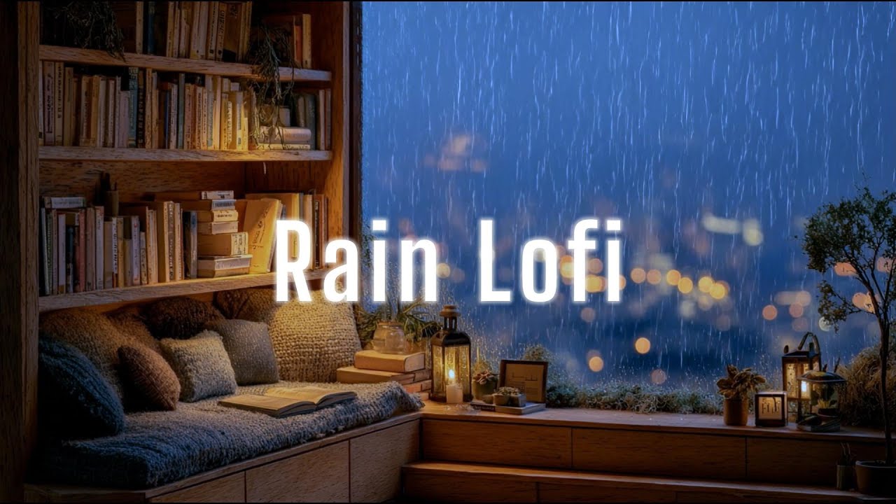 Quiet Night Rain Lofi 🌙 | Deep Focus Study & Work Music — Flow Lofi