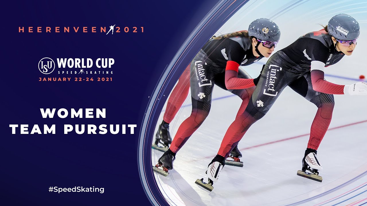 Canada | 1st | Women's Team Pursuit | ISU World Cup Speed Skating | #SpeedSkating
