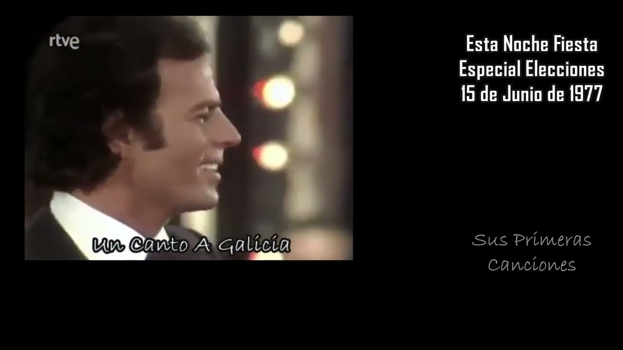 Julio Iglesias en el Especial Elecciones de 