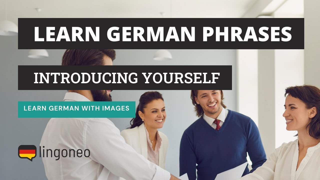 Sich vorstellen auf Deutsch - Alle wichtigsten S&auml;tze - Deutsch lernen mit Bildern