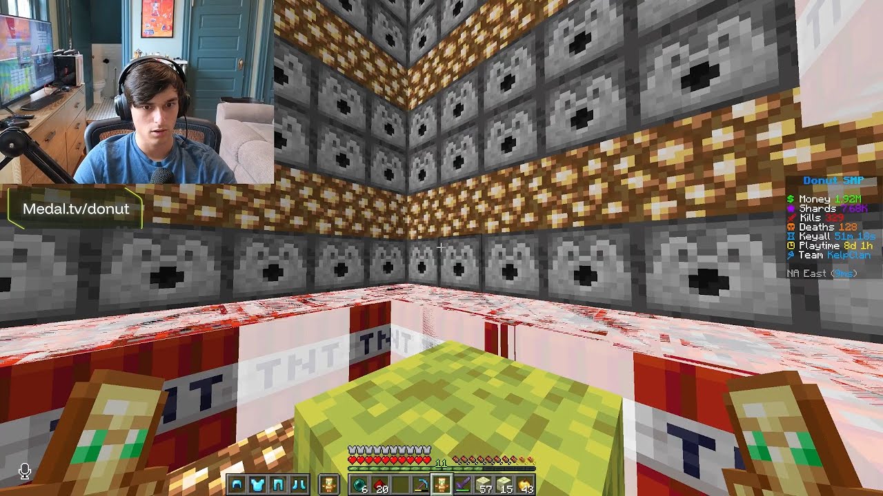 Building a nuke on Donut SMP