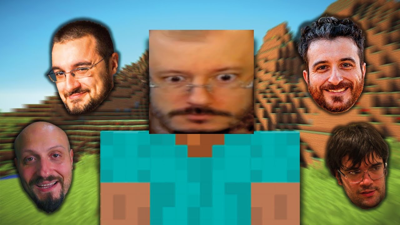 Sabaku gioca per la prima volta a Minecraft.