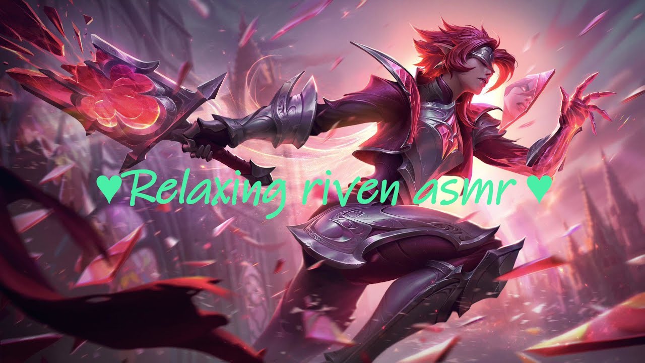relaxing riven asmr [whispering][keyboard and mouse sounds][riven gameplay][league asmr]