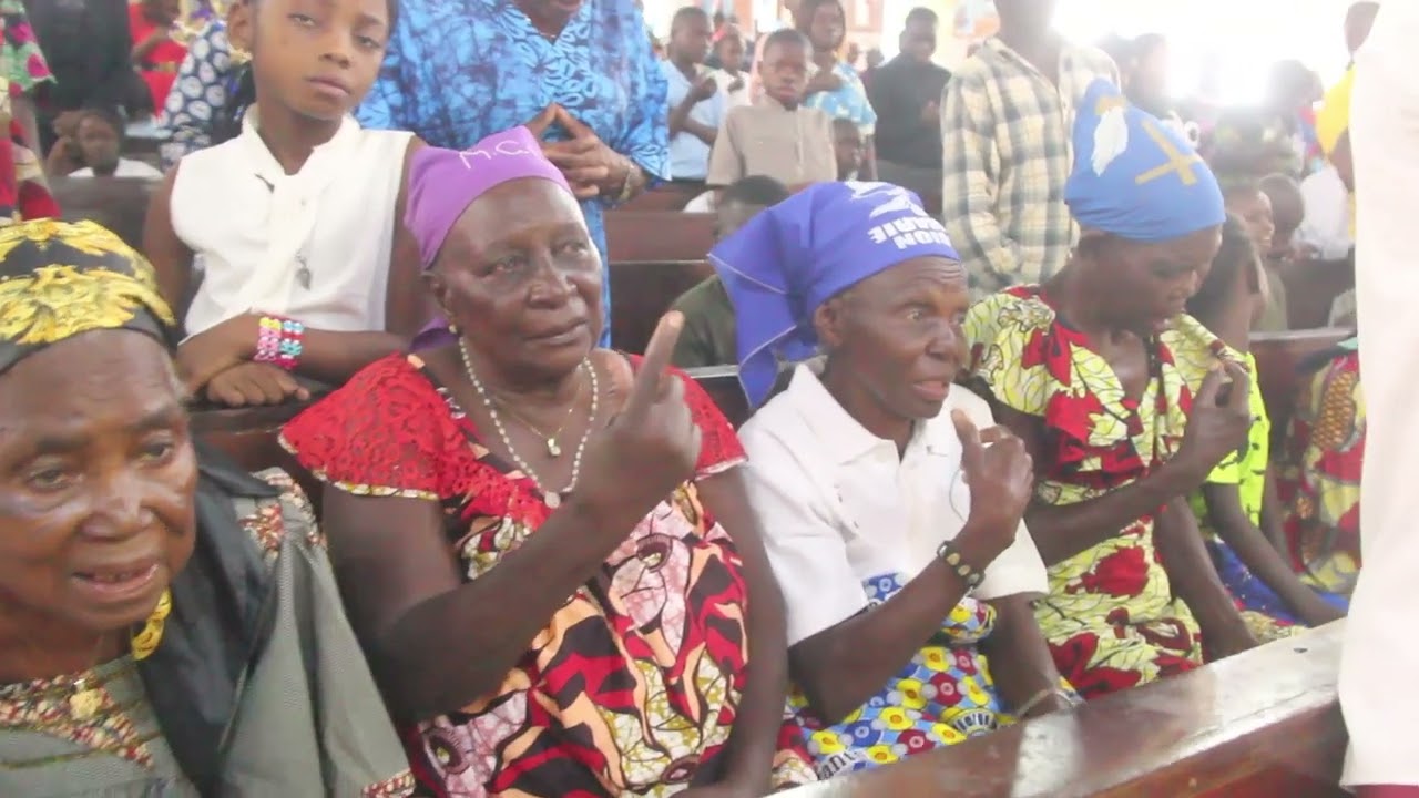 #Diocèse de Kisantu #Messe du 1 janvier à Nkandu 