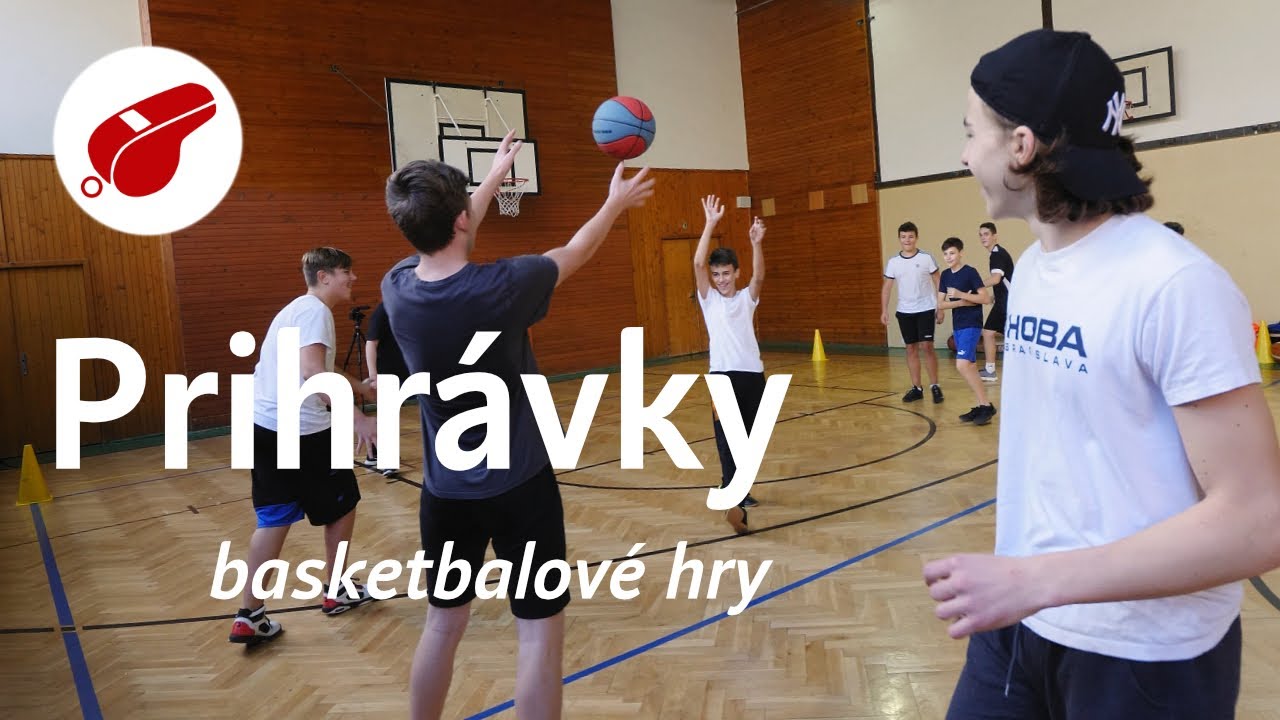 Basketbalové hry: Na čísla a Kolky. Učíme deti prihrávky v basketbale