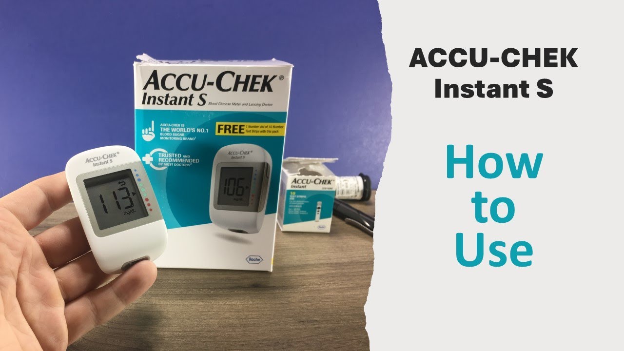 Как использовать ACCU CHEK Instant S