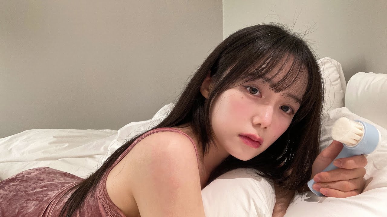 ACMP Твоя подруга моет тебе лицо, Ролевая играㅣASMR Girlfriend Roleplay, Skincare