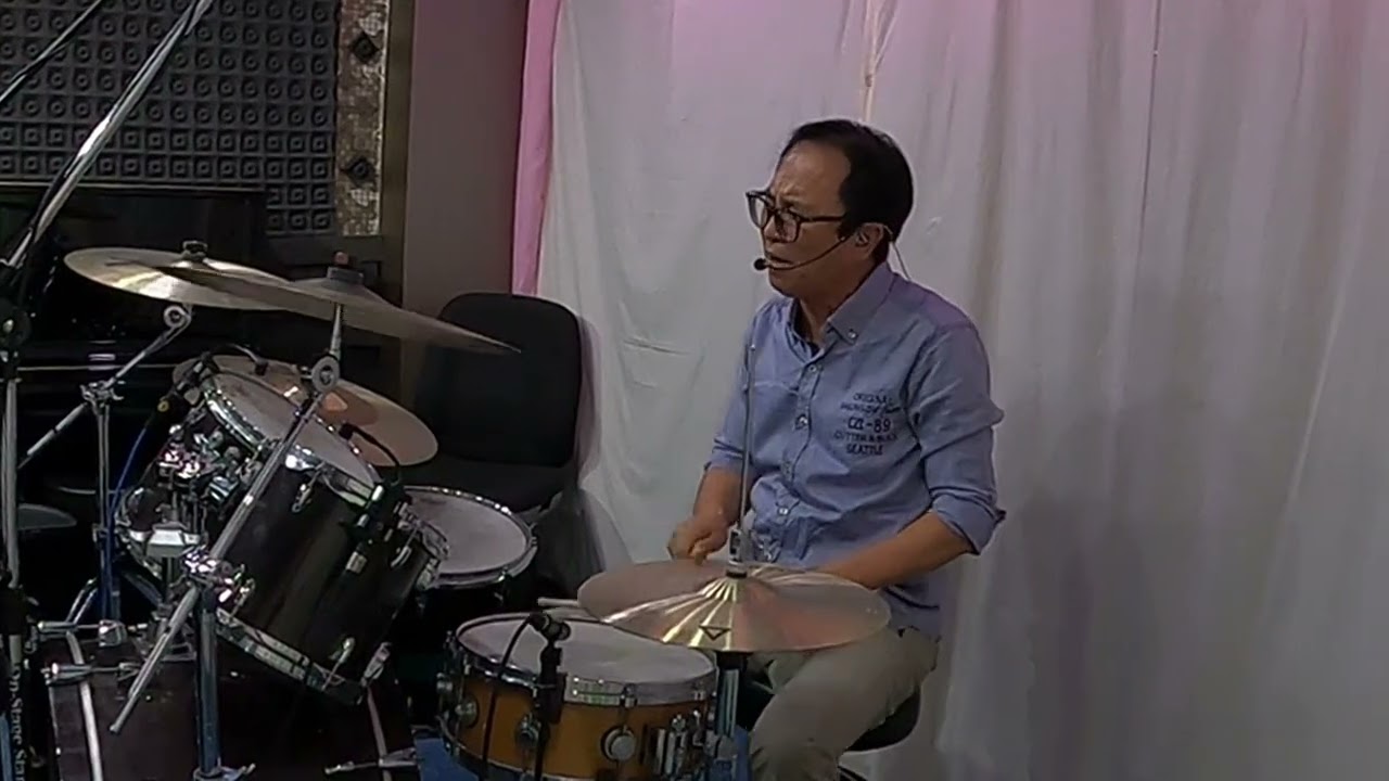 아마추어 취미드럼  흰구름먹구름  딕훼밀리   64의취미  노래하며드럼치며놀기 -믹싱