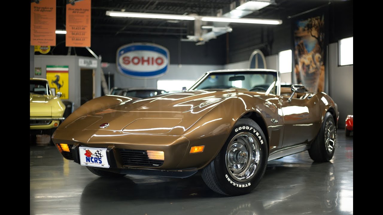1975 Corvette - 73,788 Miles, Convertible, Both Tops, Medium Saddle Metallic - Seven Hills Motorcars