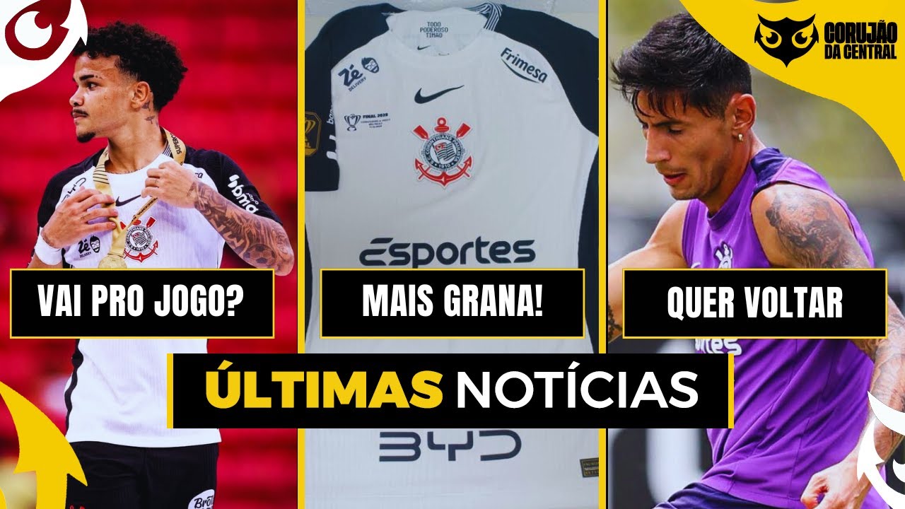 ANGILERI PEDIU PRA VOLTAR AO TIMÃO | KAIO CESAR TITULAR? | R$ 255 MILHÕES EM PATROCINIOS EM 2026