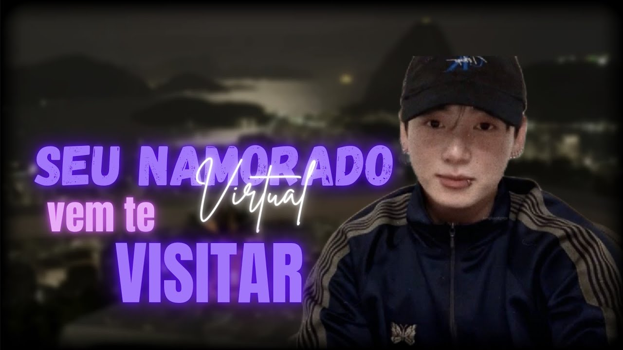 Quando seu namorado virtual vem te ver! | Imagine Jungkook