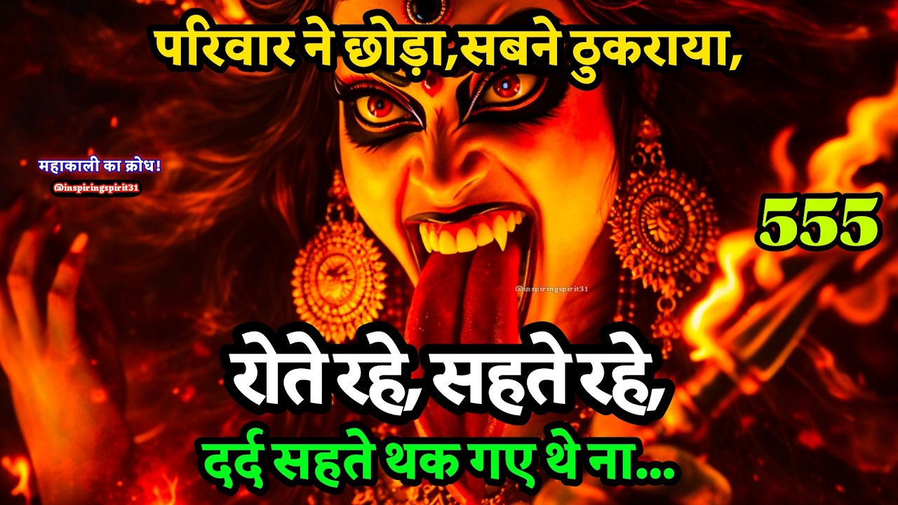 🔥परिवार ने छोड़ा,सबने ठुकराया,रोते रहे, सहते रहे,दर्द सहते थक गए थे ना    🔱   #maakali