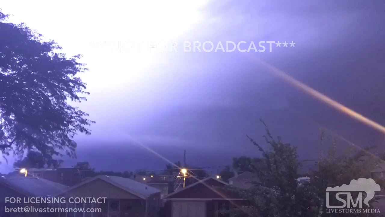 8/28/18 Chicago IL Intense CG Lightning
