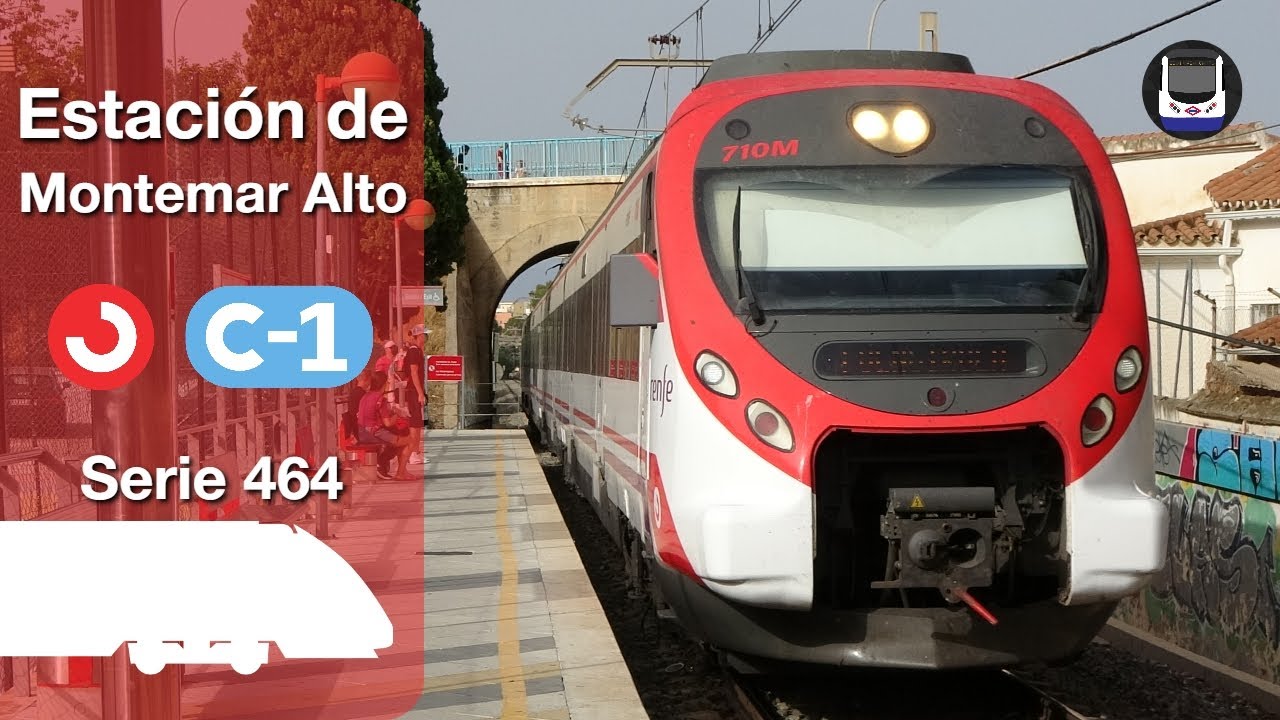 Circulaciones por la estación de Montemar Alto | Cercanías Málaga