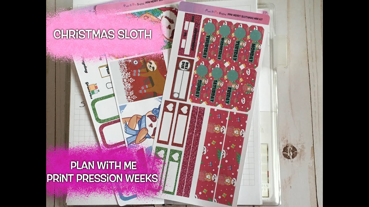 Plan With Me | Print Pression Weeks