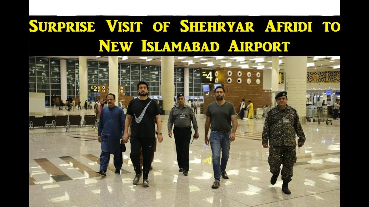 Surprise Visit of Interior Minister Shehryar Afridi to New Islamabad Airport