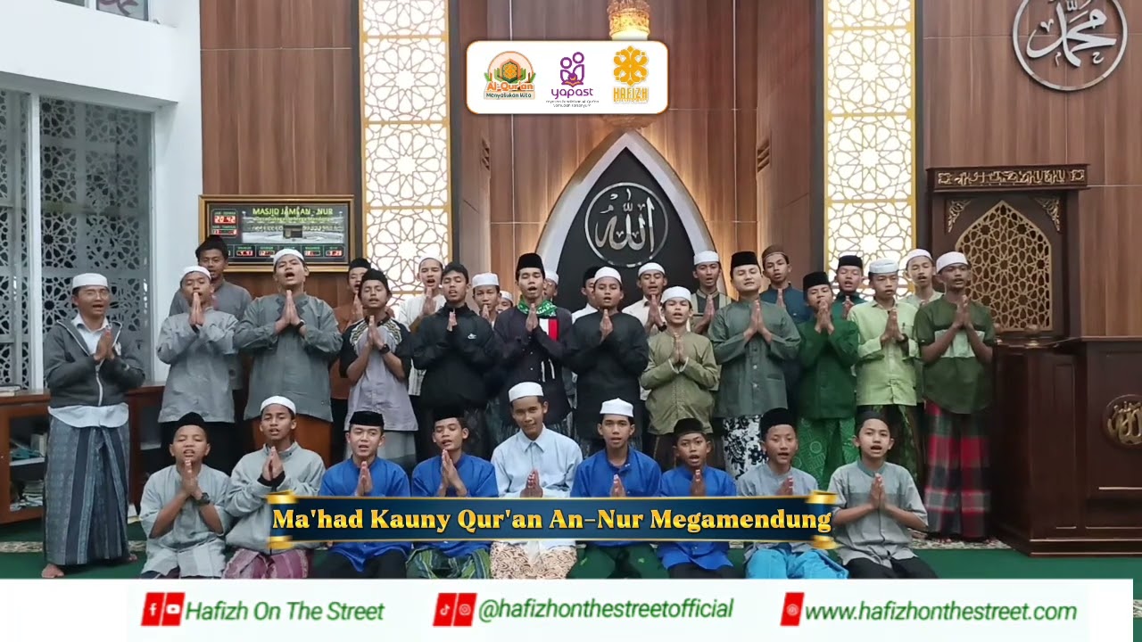 Santri Penghafal Al-Qur'an Ma'had Kauny Qur'an An-Nur Megamendung