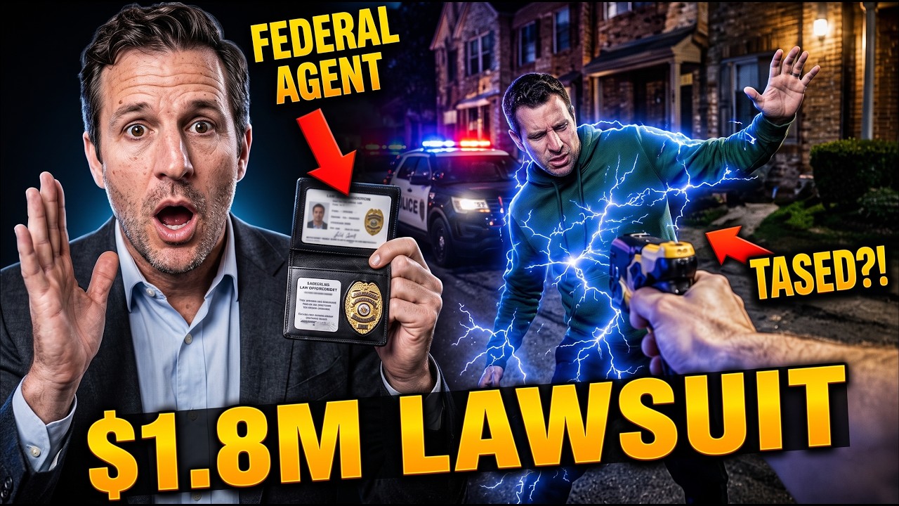 Cops TASED a Federal Agent Doing His Job &mdash; Then the City Paid $1.8 Million (Lawyer Explains)