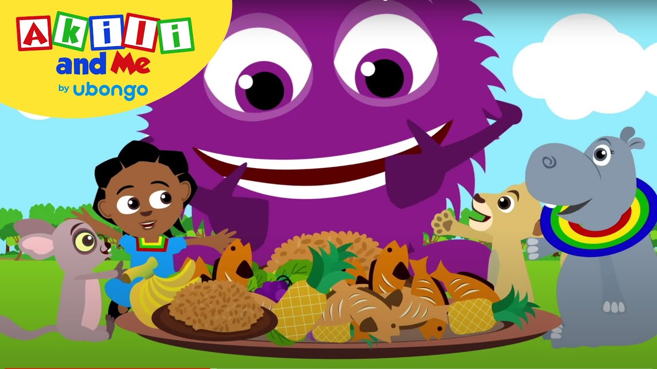 Episode 34: Nina the Creature Eats Everything.. | Episode of Akili and Me | Learning videos for kids