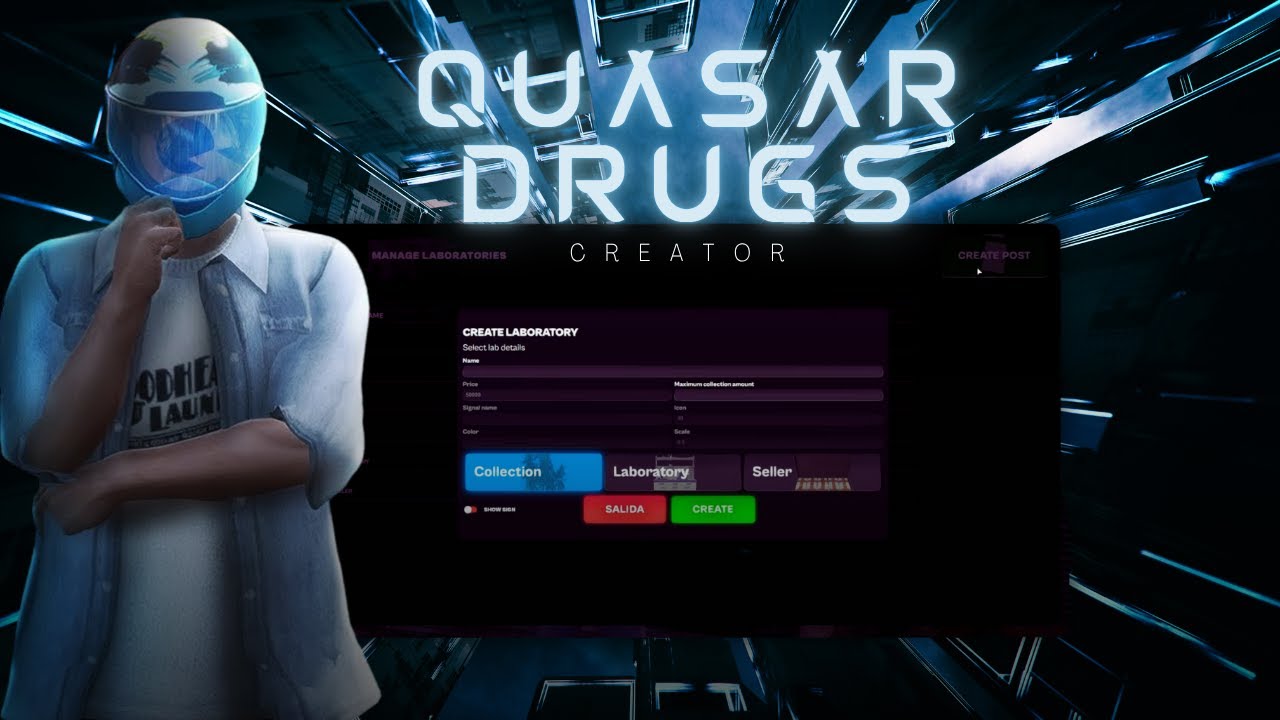 [QB/ESX] | FiveM | Quasar Drugs Creator Installation & Setup Guide 🧥 #fivemscript #gta #quasar