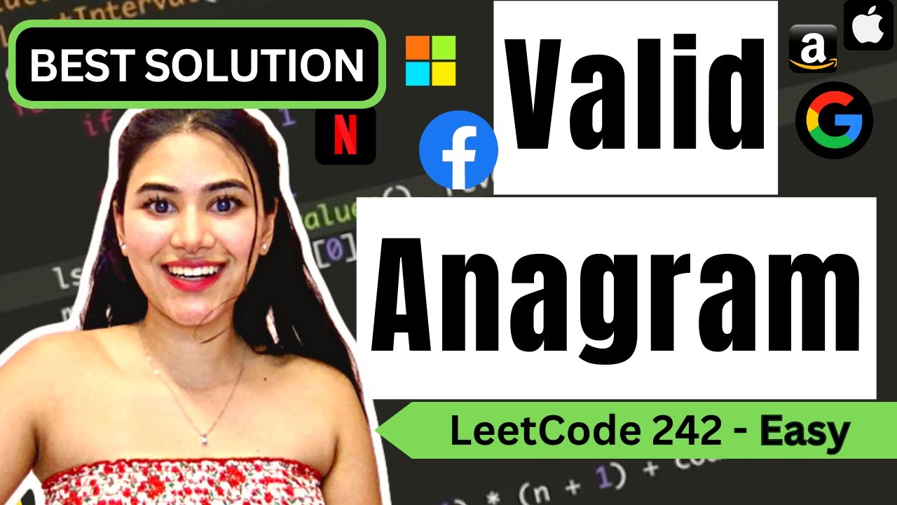 Действительная анаграмма &mdash; LeetCode 242 &mdash; Python