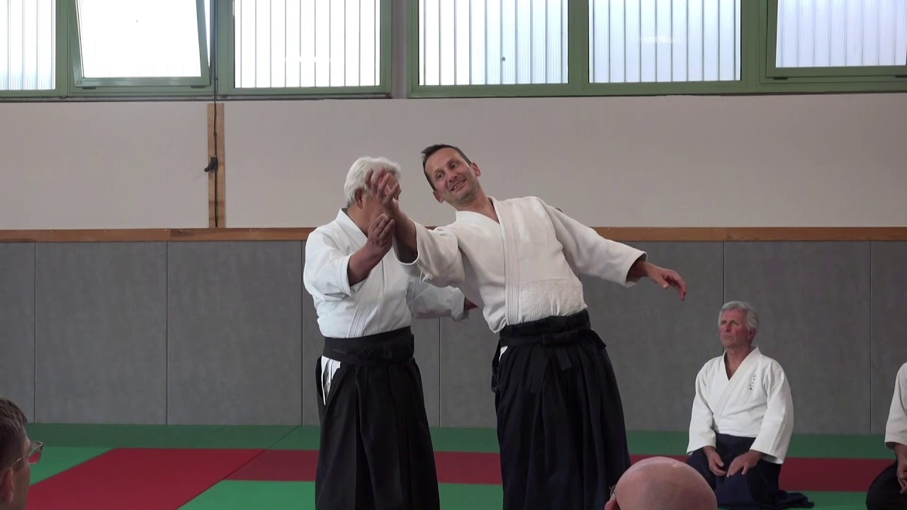 合気道　廣澤英雄先生 in France① Update（合気道の５つの要素、呼吸で結ぶ etc.）Aikido Hideo Hirosawa sensei in France①Update