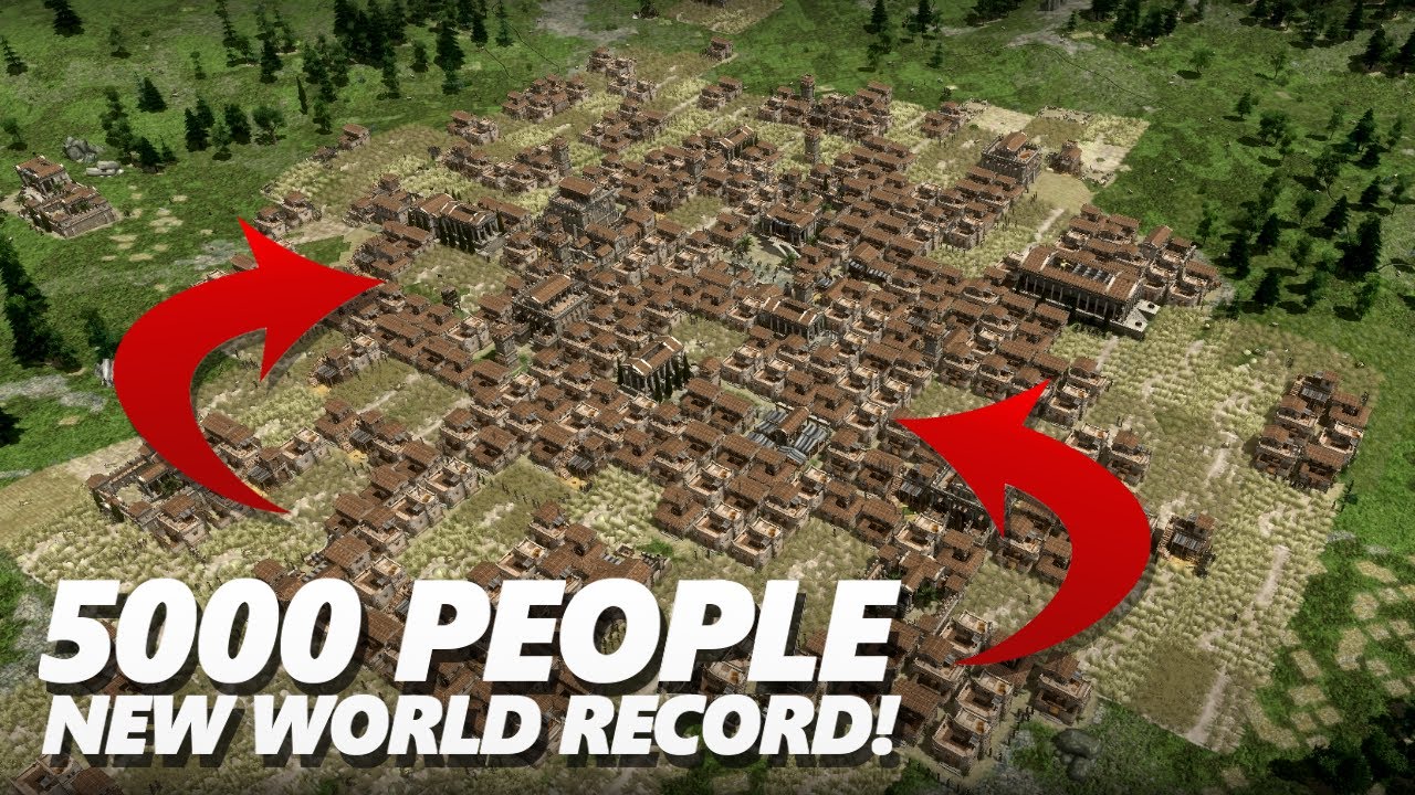 Biggest City in 0 A.D. - 5000 People | NEW WORLD RECORD