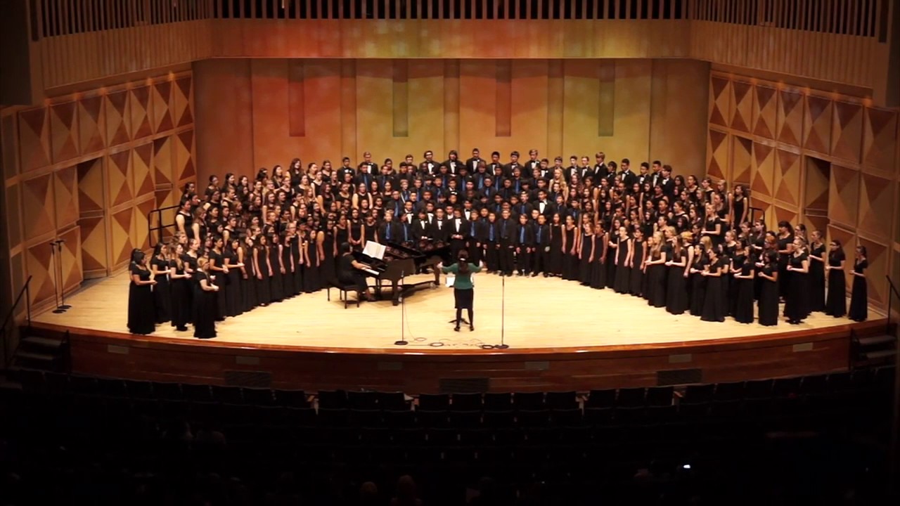 Candlelight Carol - John Rutter, Reyburn and Clovis East Choirs