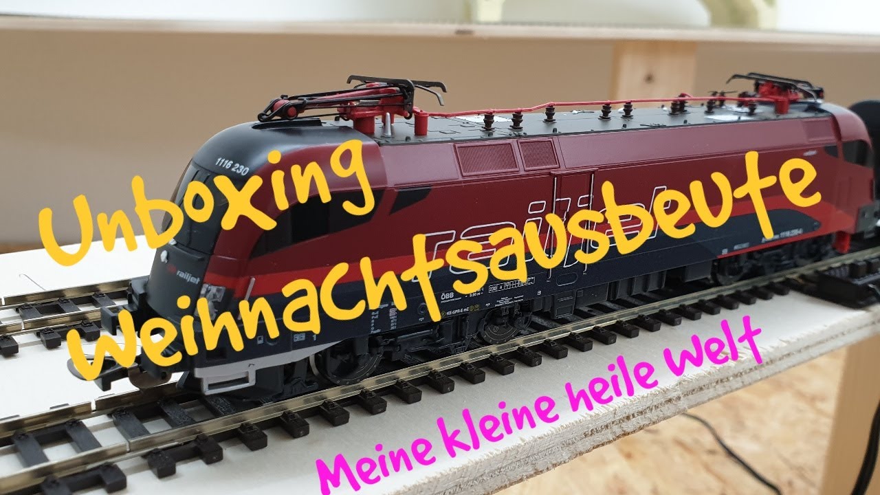 Piko Modelleisenbahn H0 ... Unboxing der Weihnachtsausbeute ...