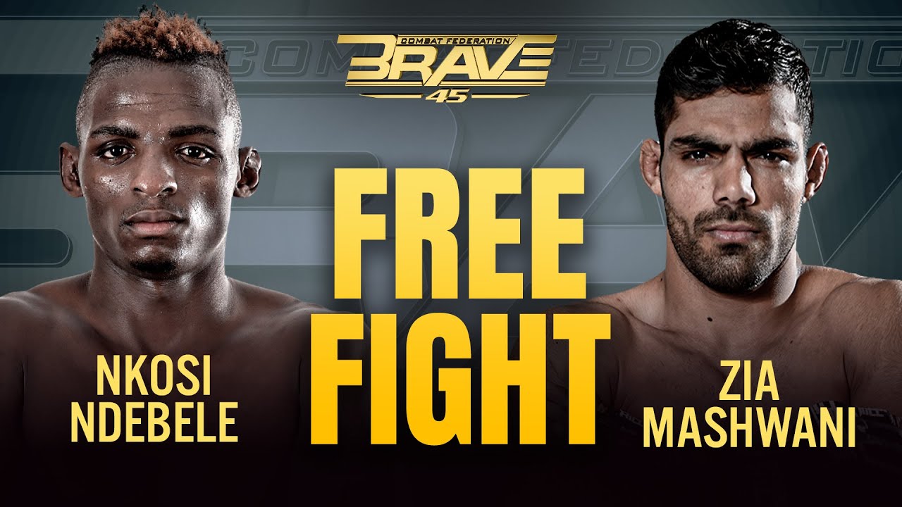 Nkosi Ndebele vs Zia Mashwani | Full Fight | BRAVE CF 45