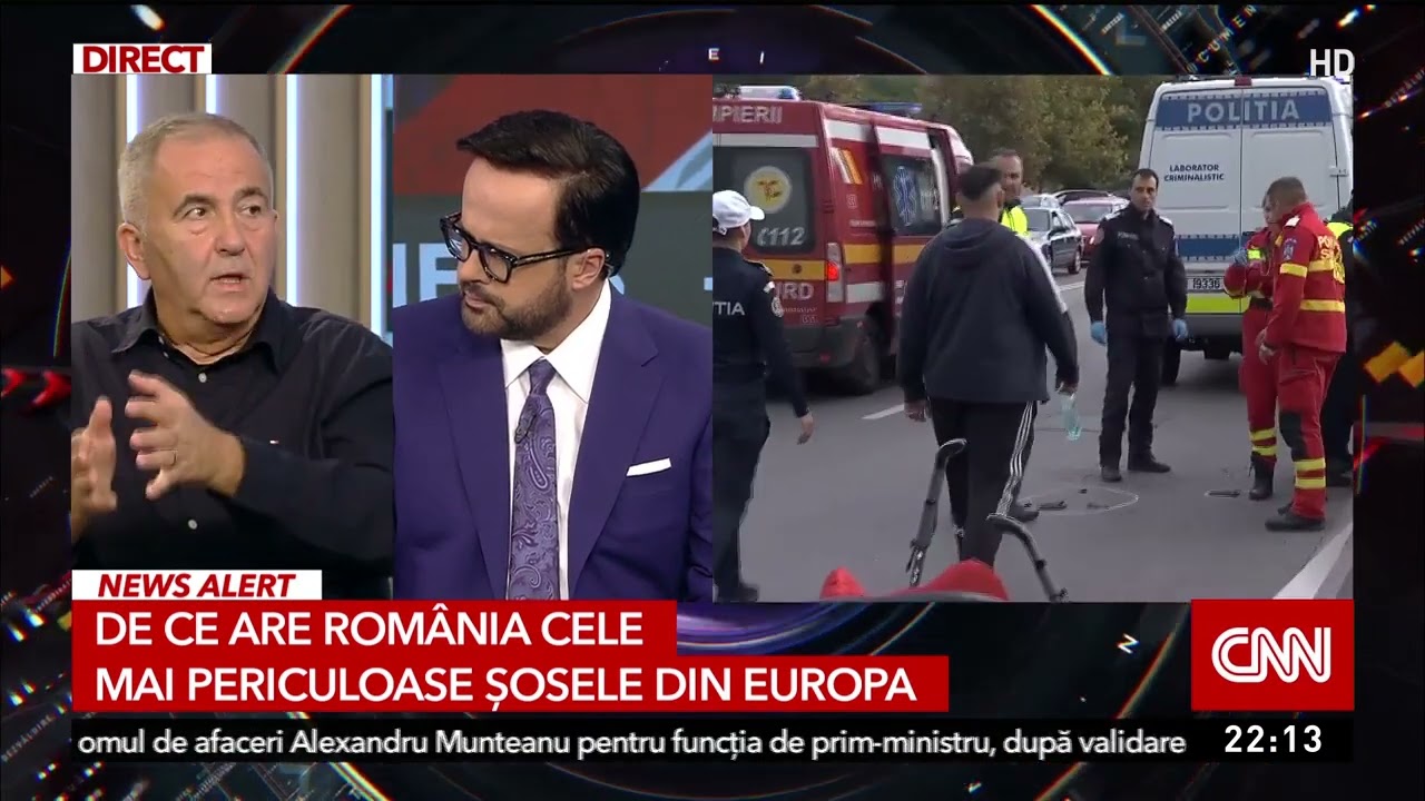 Expertul în conducere defensivă, Titi Aur, față în față cu Mihai Gâdea