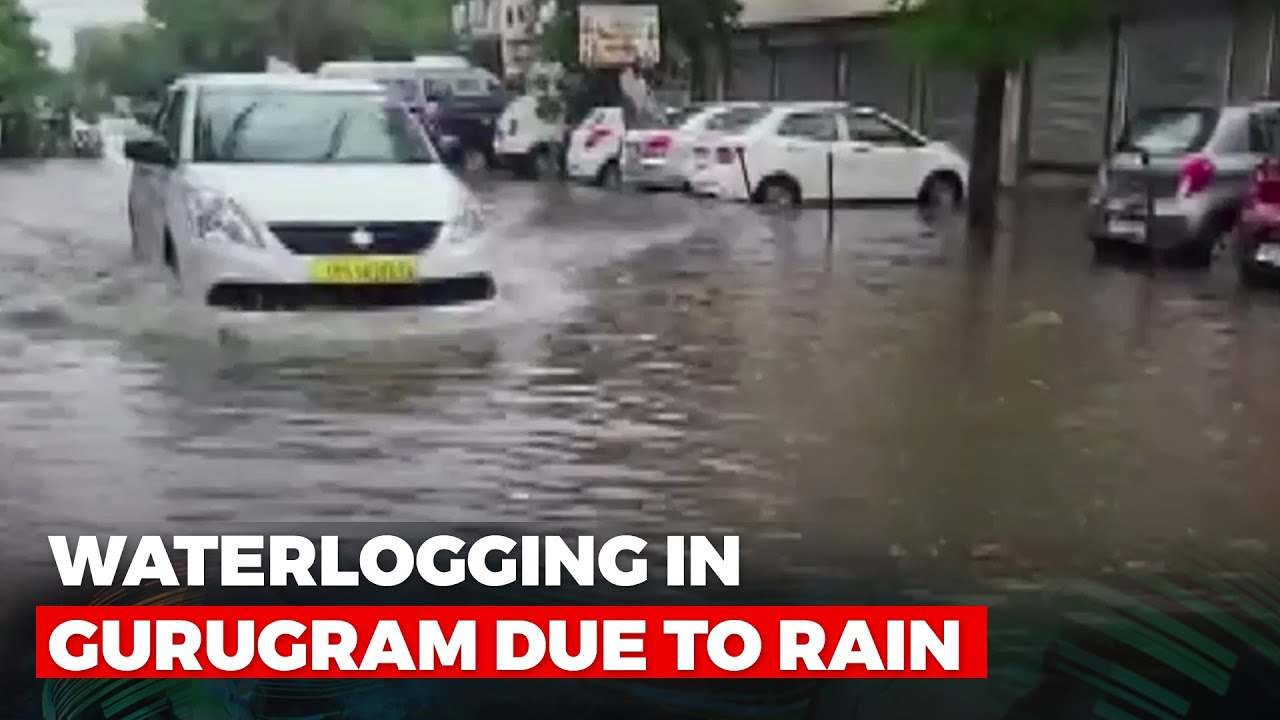 Gurugram Witnesses Waterlogging In Several Areas Following Heavy Rain