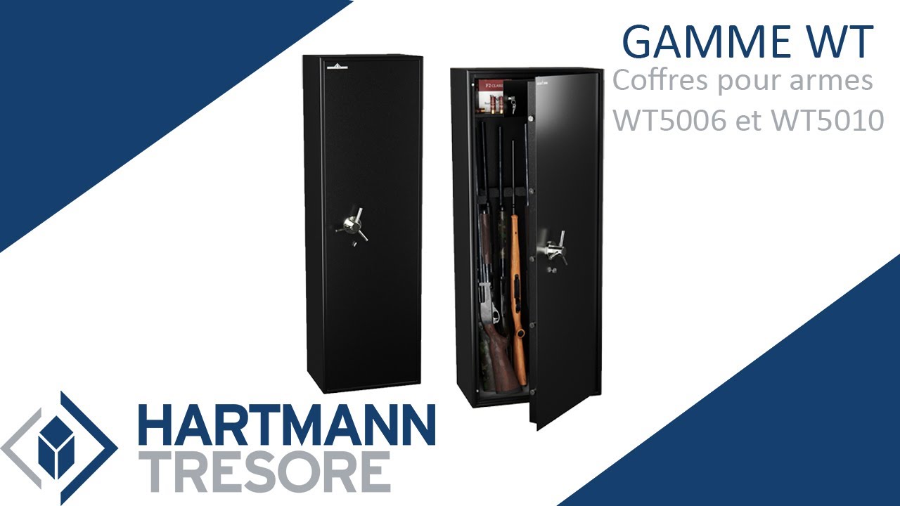 Coffres forts pour armes WT5010 et WT5006 chez l'Armurerie des Yvelines | HARTMANN TRESORE