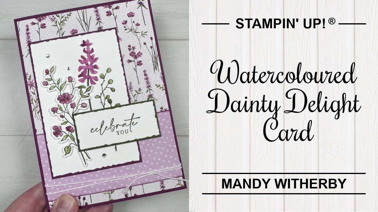 Watercolouring with Dainty Delight Stamp Set | Stampin' Up!®