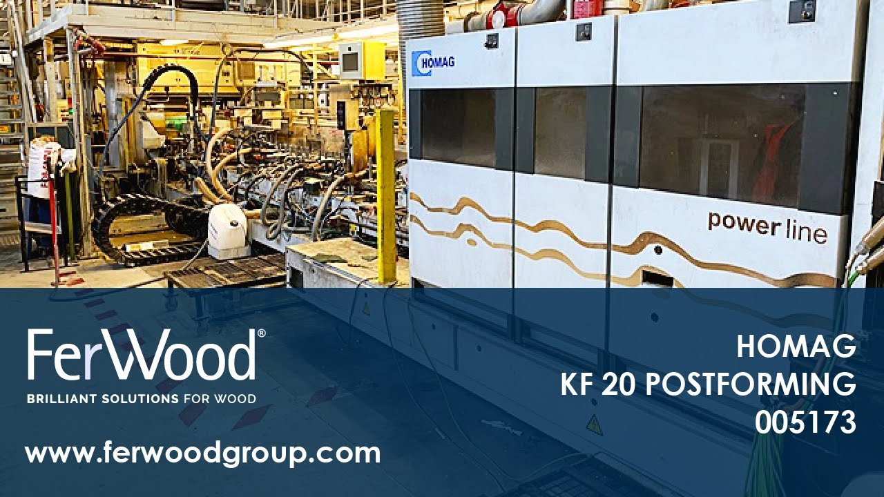 Linea di laminazione in azione - HOMAG KF 20 POSTFORMING - Ferwoodgroup - 005173
