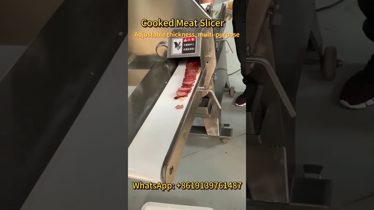 High-Speed Cooked Meat Slicer | Perfect Uniform Slices Every Time